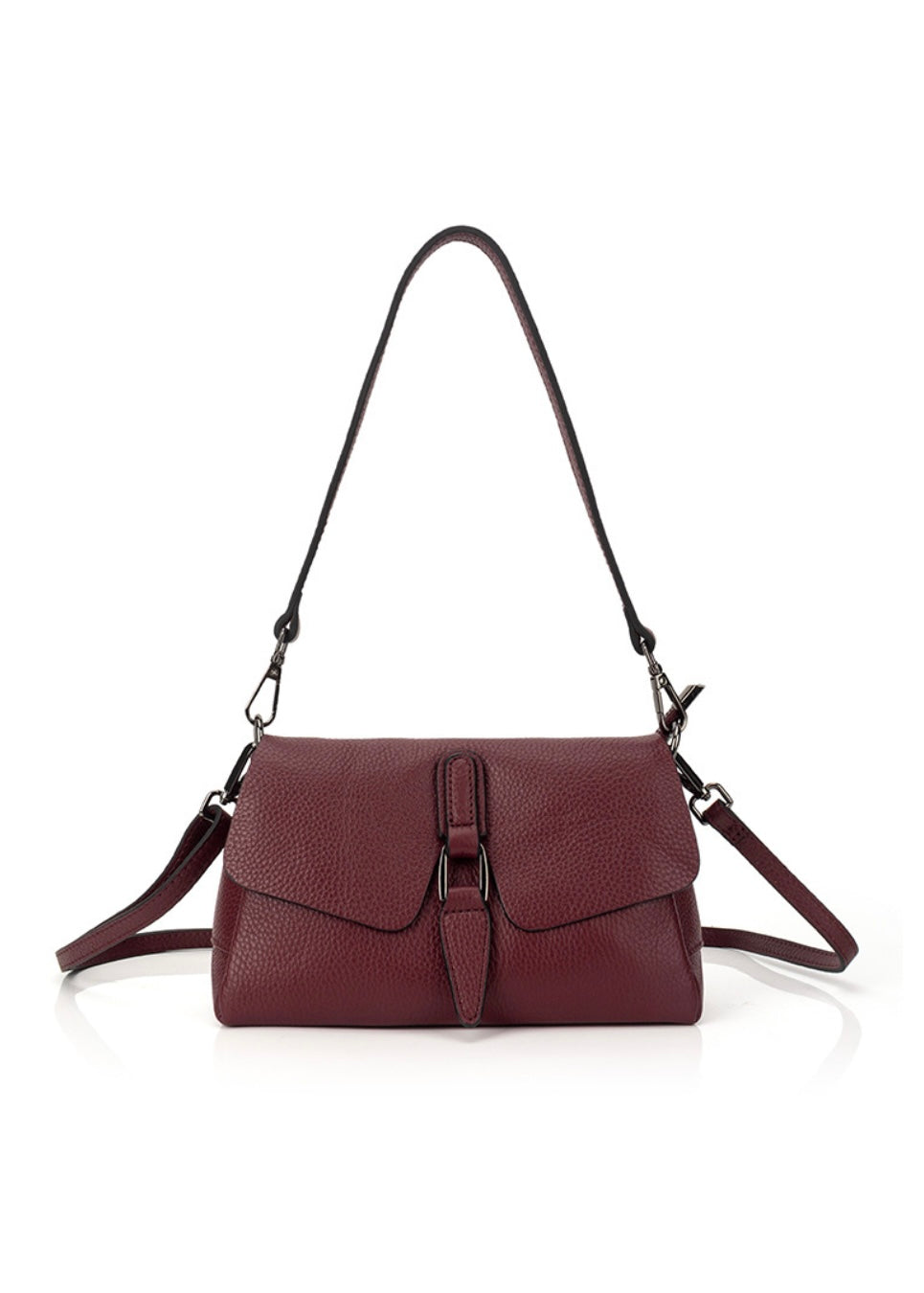 Norett Clutch Skinnveske - Burgunder