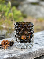 Skogsberg Smart Hurricane lamp Boule regular - Tobacco