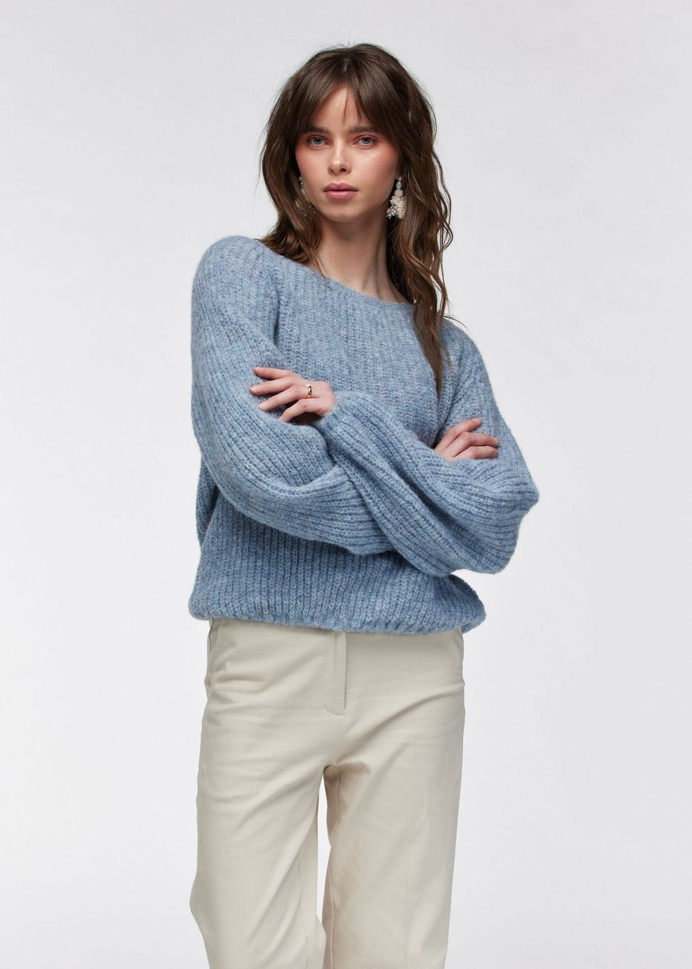 Woodling Lerke Genser - Himmelblå