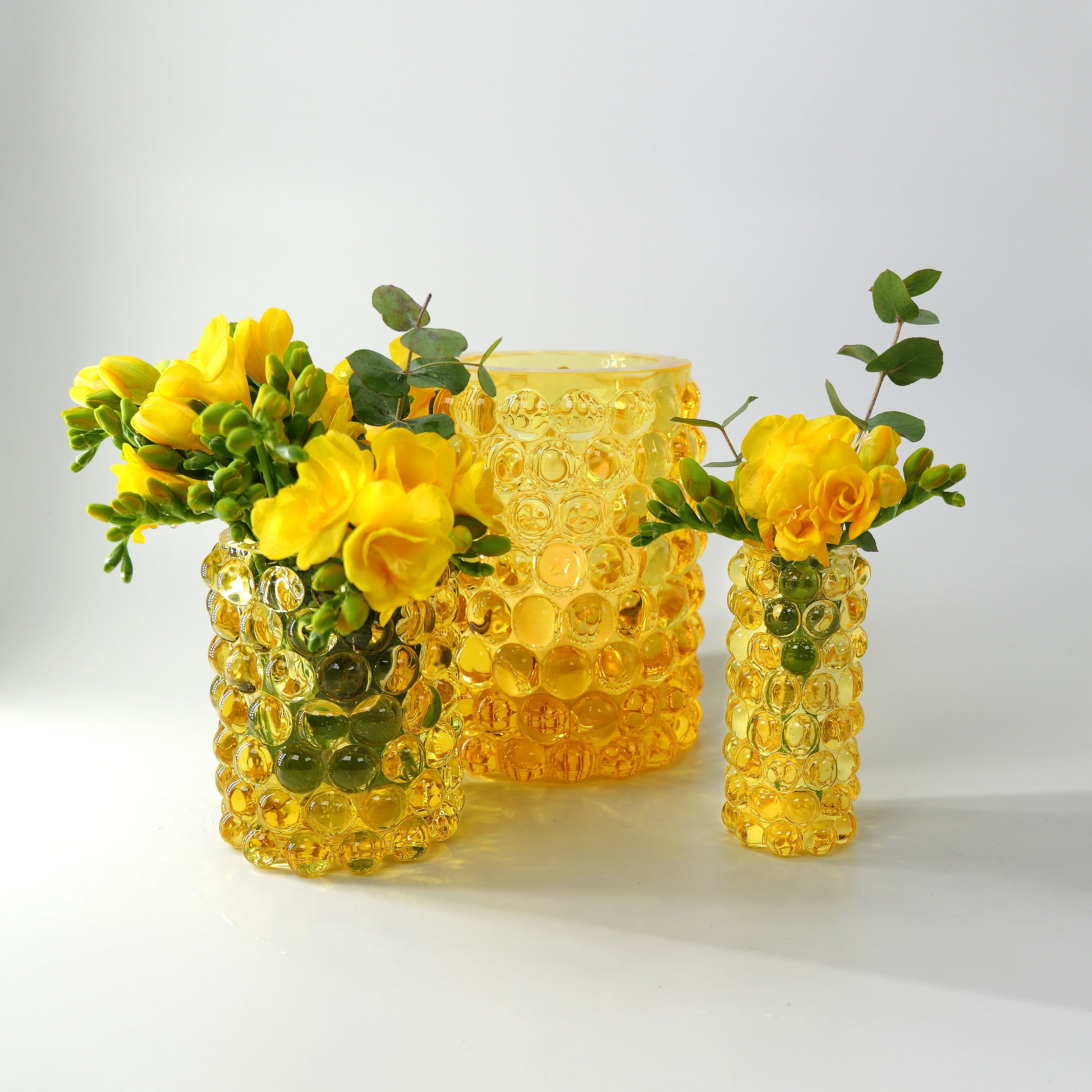 Skogsberg Smart Hurricane Boule vase mini - Limone