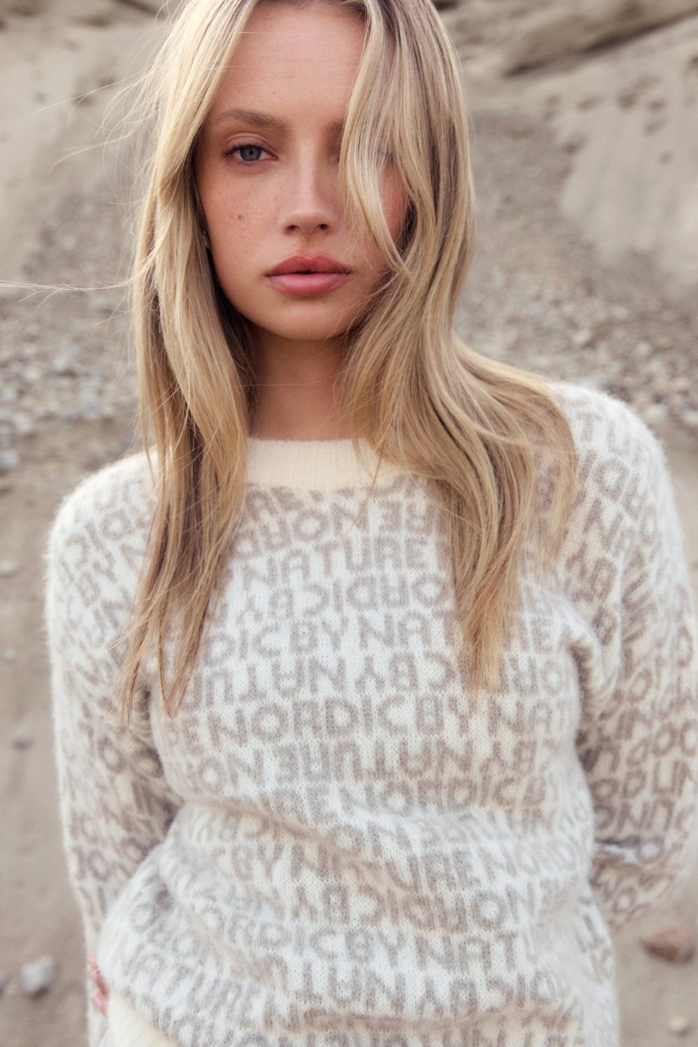 Woodling lykke bokstav genser - myrull