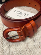 Norett Belte Skinn - Cognac