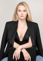 Margosha Golden Drop Halskjede - Sølv