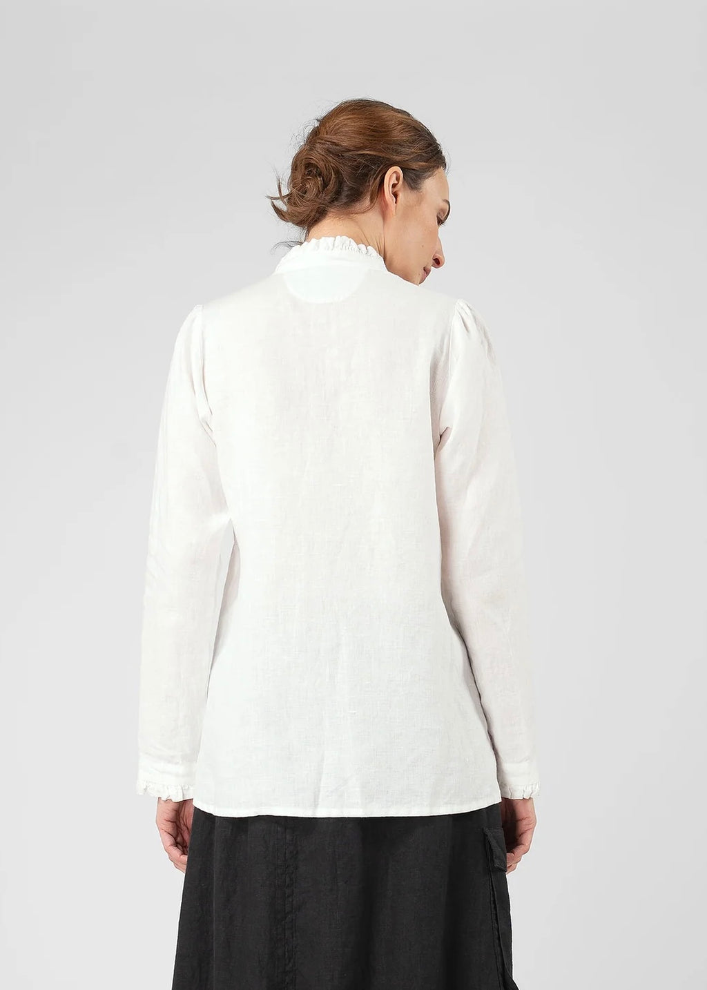 Olars ulla Ticka Linskjorte - Hvit