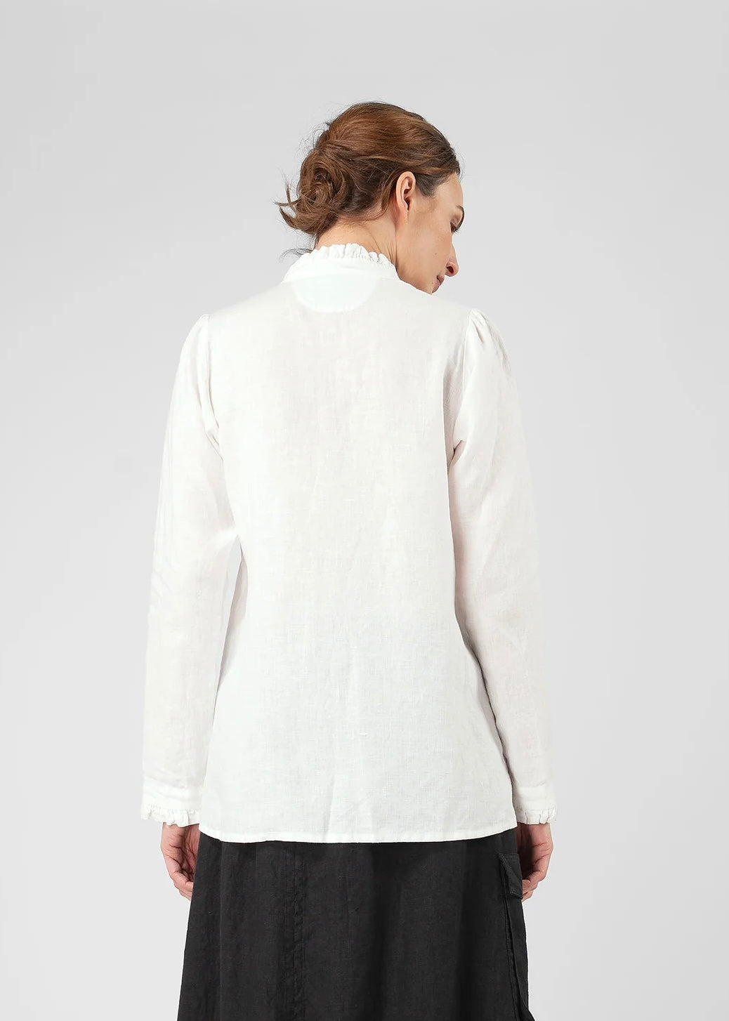 Olars ulla Ticka Linskjorte - Hvit