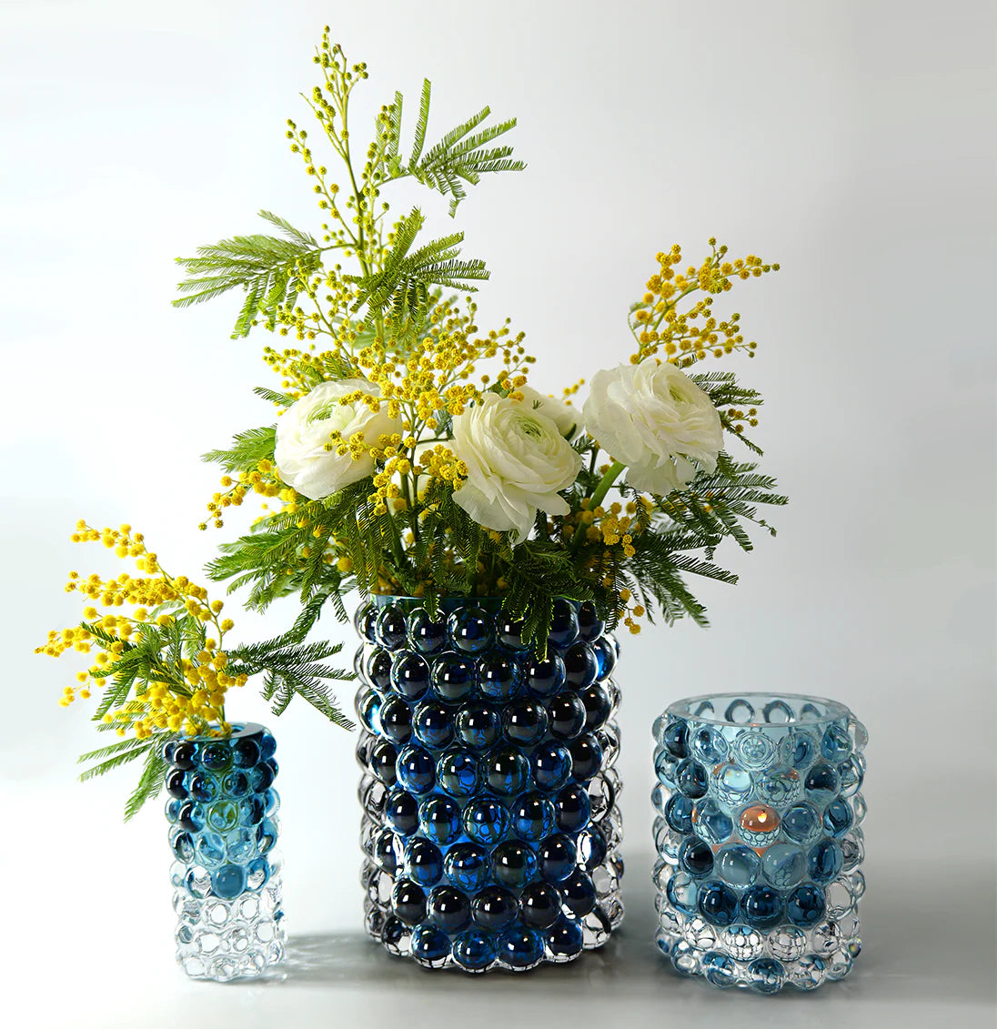 Skogsberg Smart Hurricane Boule vase mini - Sea