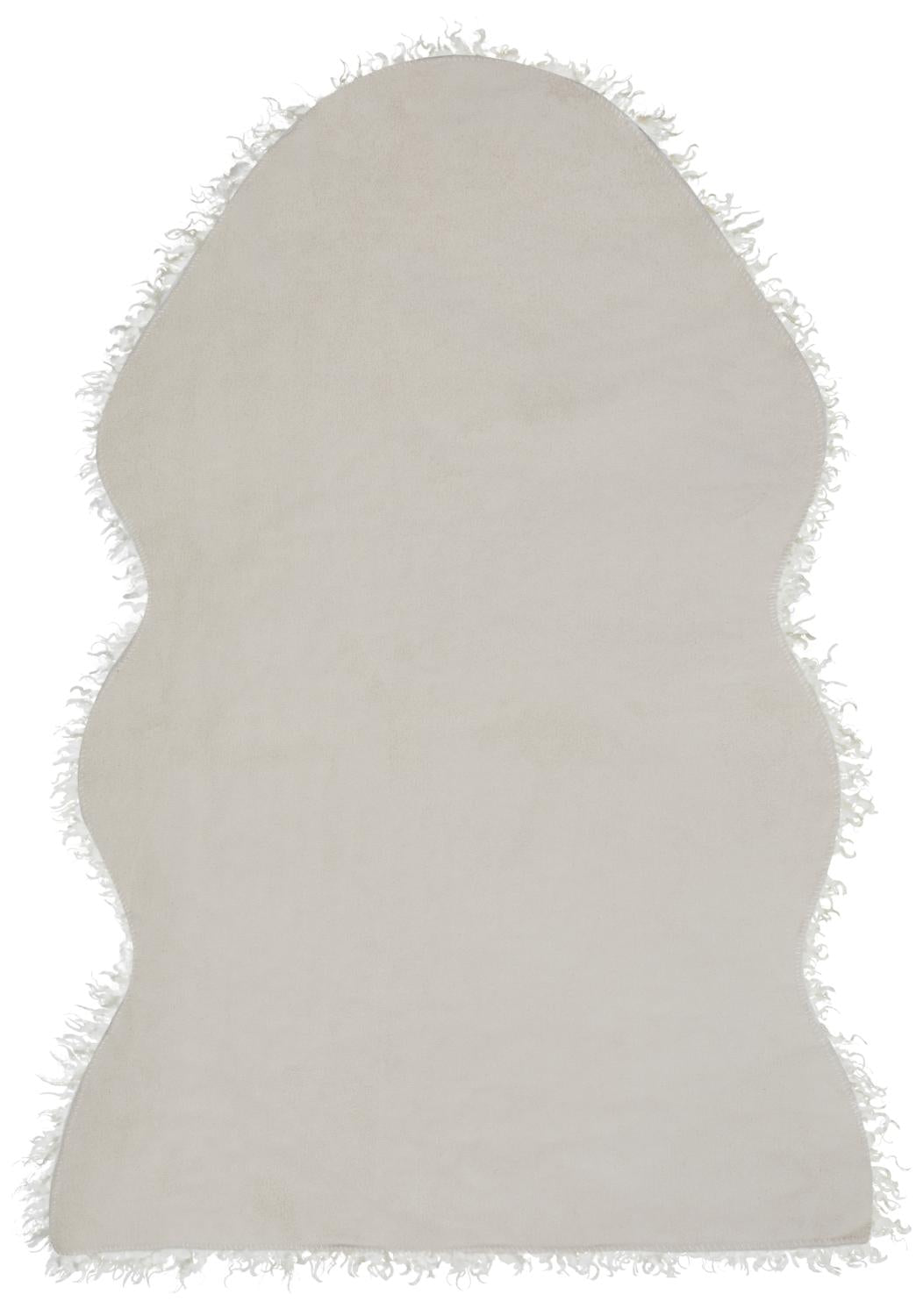 Skinnwille Curly Faux Fur «lammeskinn» - Beige