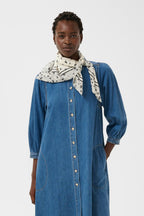 Part Two Phi Skjerf - Hvit/Marine