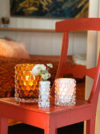 Skogsberg Smart Hurricane lamp Boule large - Amber