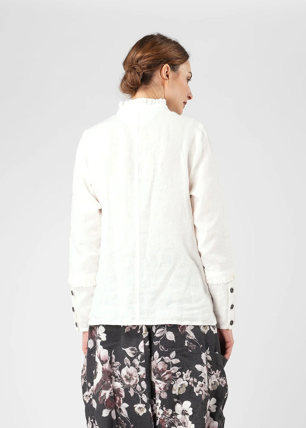 Olars Ulla Tosse bluse - Hvit