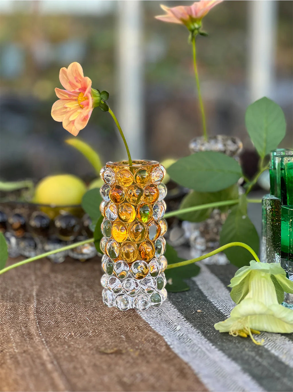 Skogsberg Smart Hurricane Boule vase mini - Amber