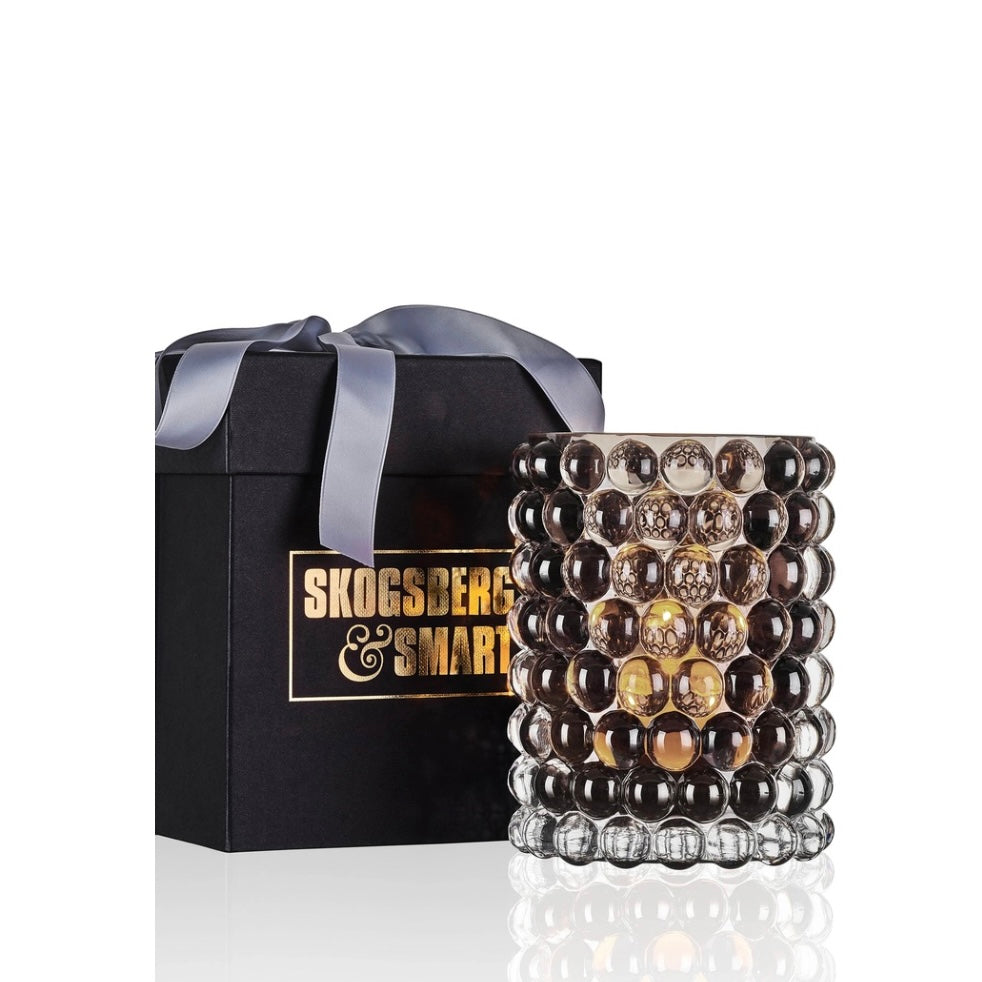 Skogsberg Smart Hurricane lamp Boule large - Tobacco