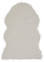 Skinnwille Curly Fake Fur "lambskin" - Ivory