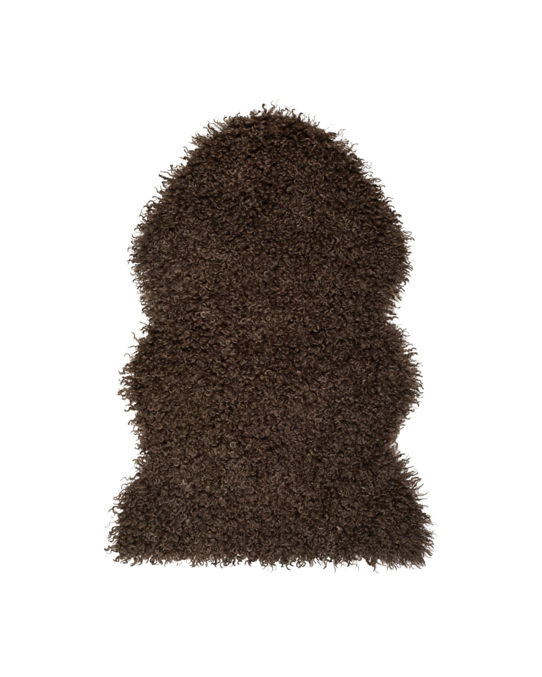 Skinnwille Curly Faux Fur «lammeskinn» - Brun
