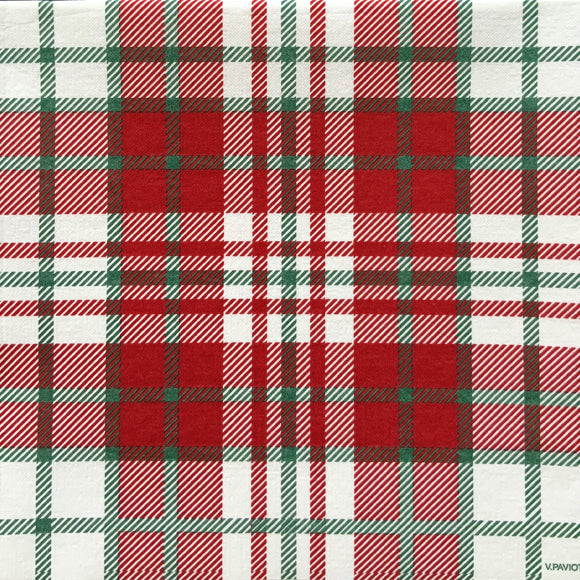 Serviett Skotsk Rutet 40x40 Middag - 089235, Bruka Design