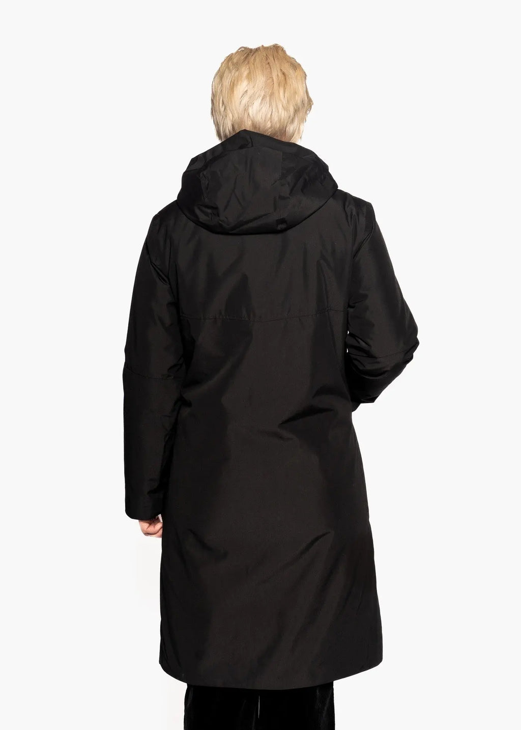 Hést søndre parkas - Svart