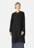 Ilse Jacobsen Long Zipped Jakke - Svart