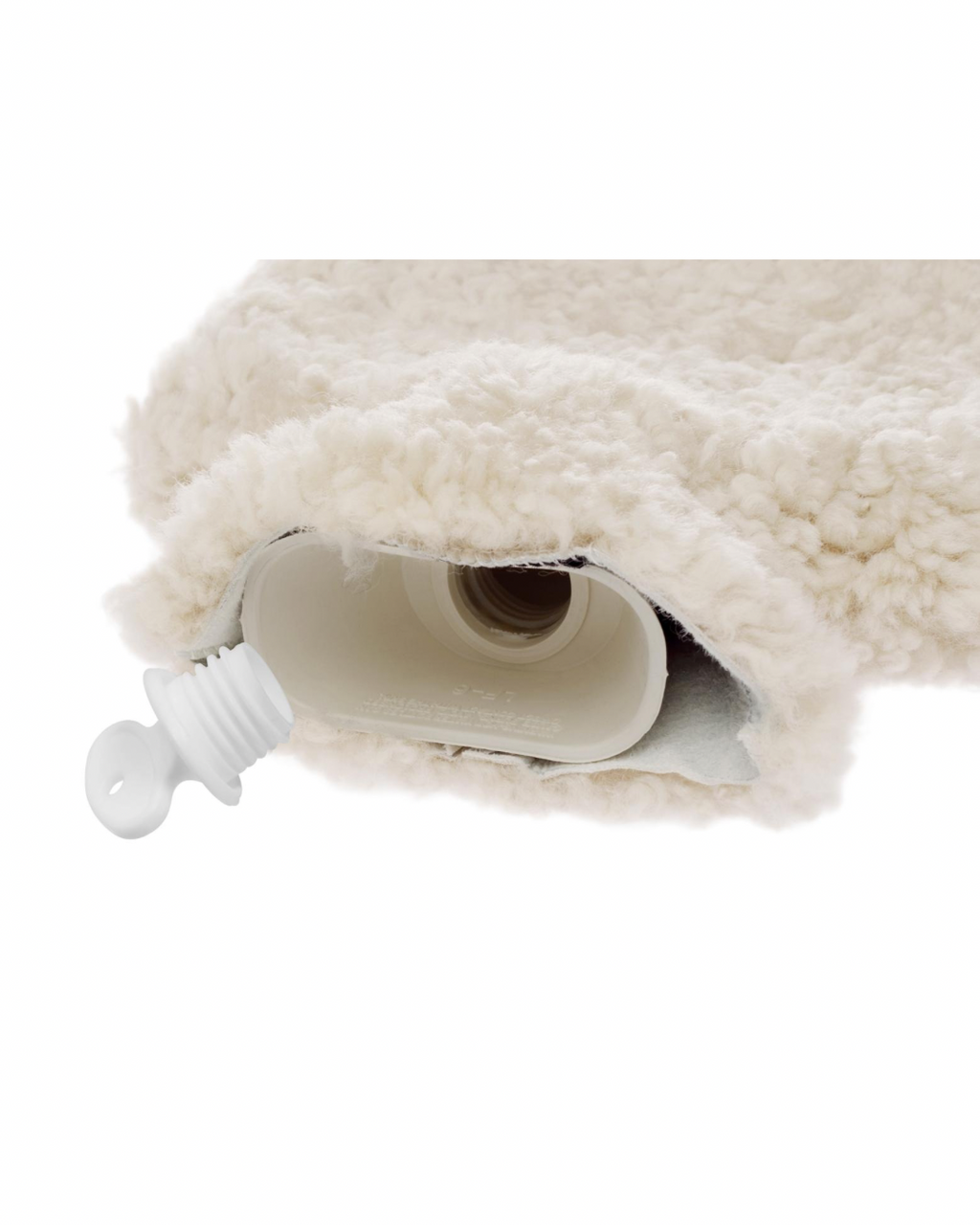 Skinnwille Hot Water Bottle Faux Fur Moonlight - Beige
