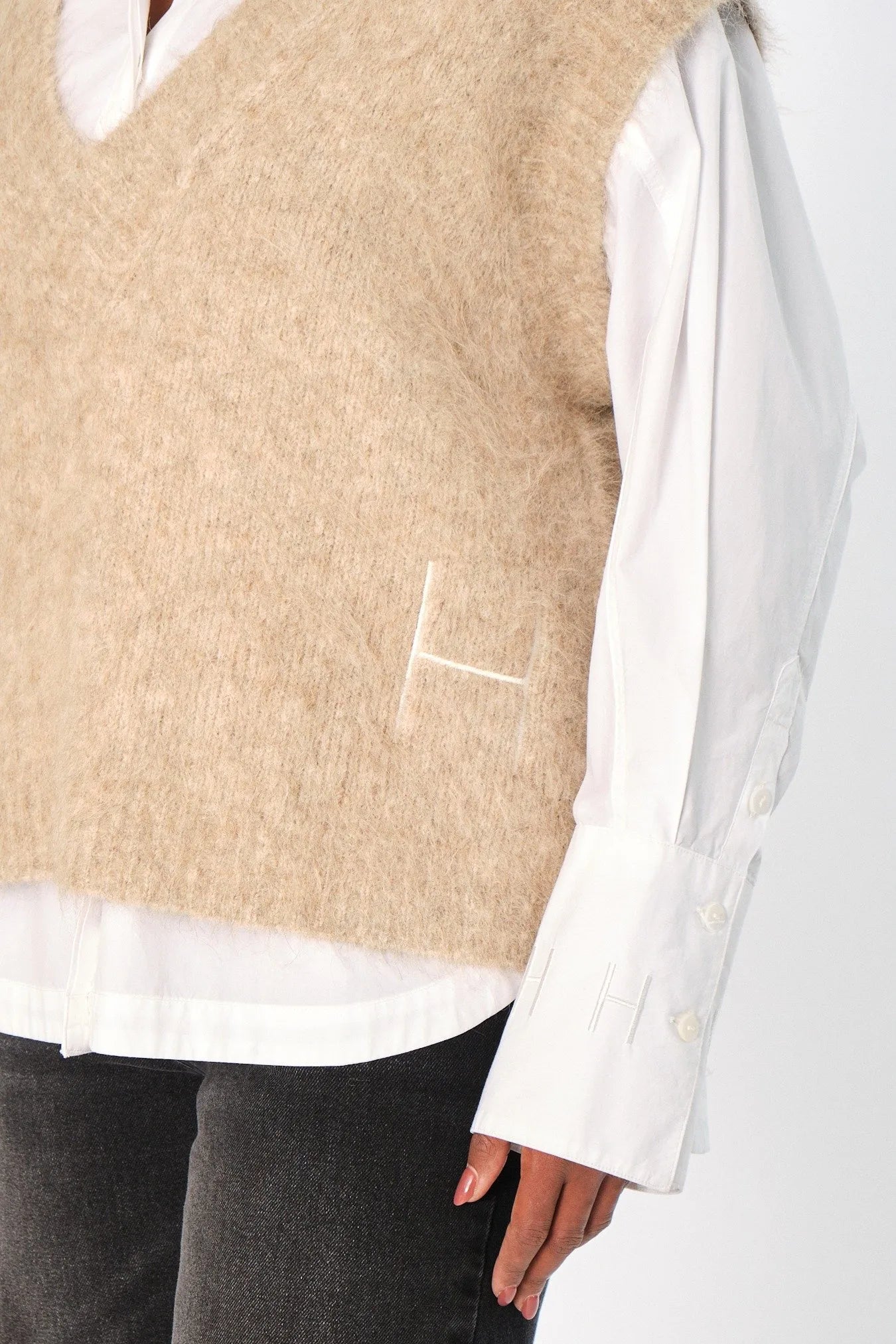 Hést Pernille Vest - Beige
