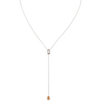 Margosha Golden Drop Halskjede - Sølv