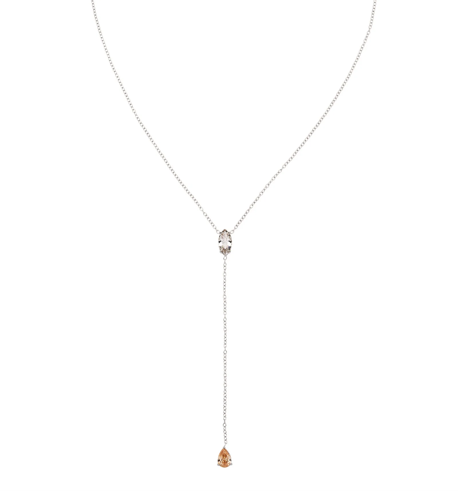 Golden Drop kjede i Sølv - Margosha