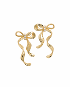 Margosha Sløyfe Øredobber - Gull