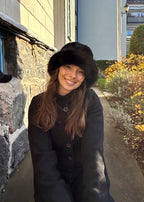 Malisa Margaret Faux Fur Lue - Svart