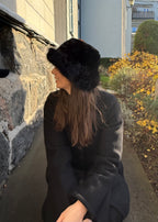 Malisa Margaret Faux Fur Lue - Svart