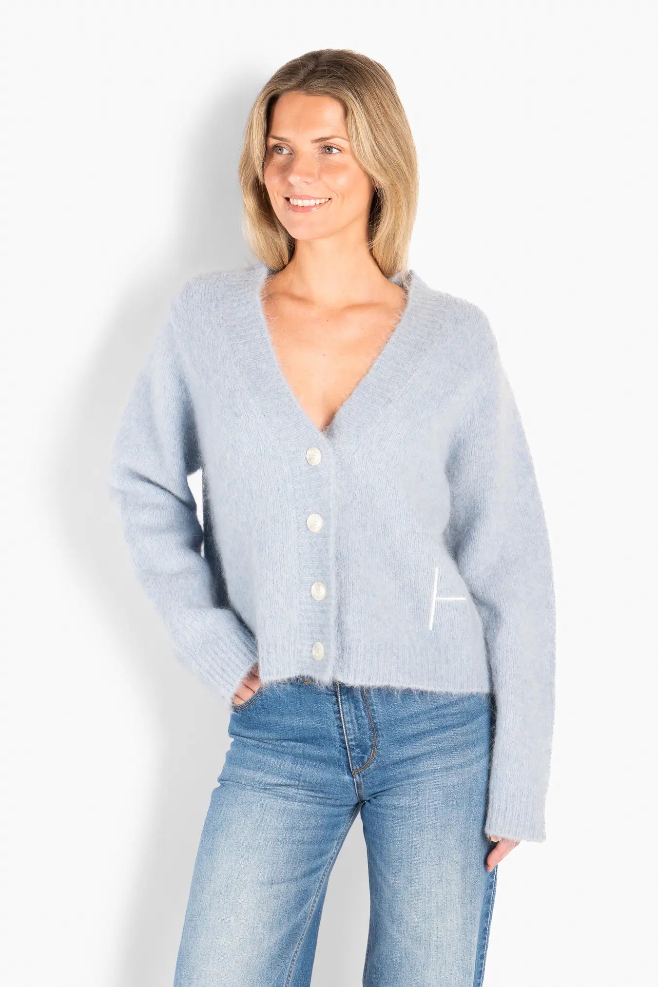 Pernille Kort Cardigan - Skyway