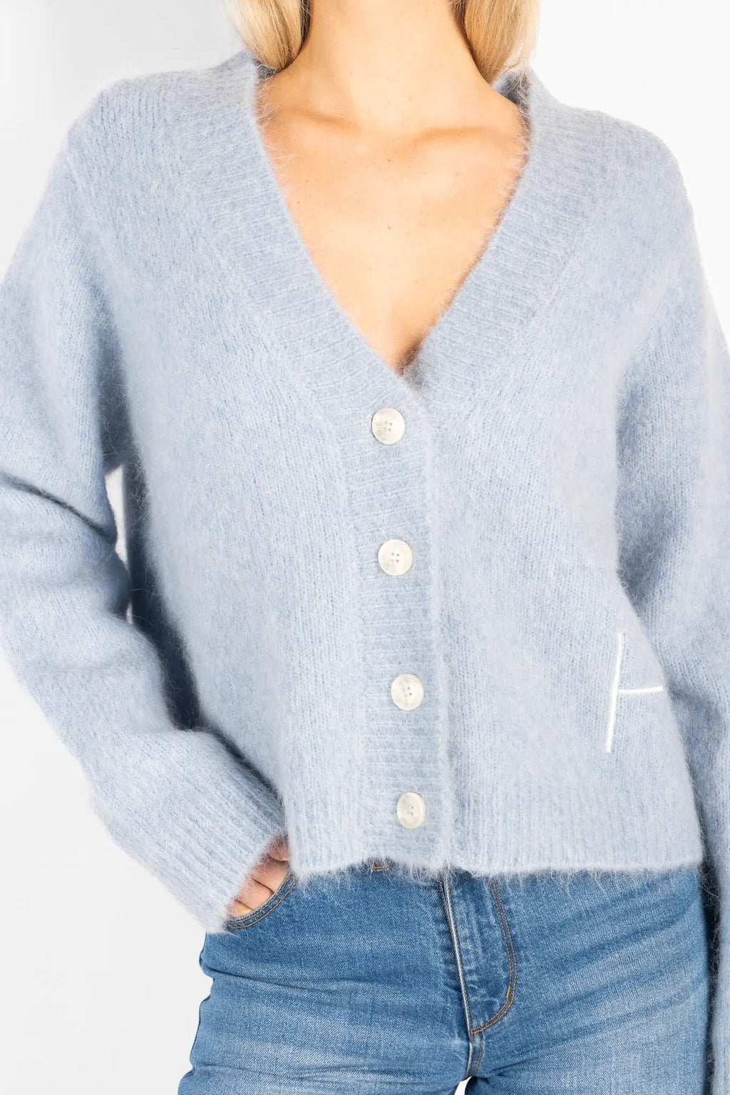 Pernille Kort Cardigan - Skyway