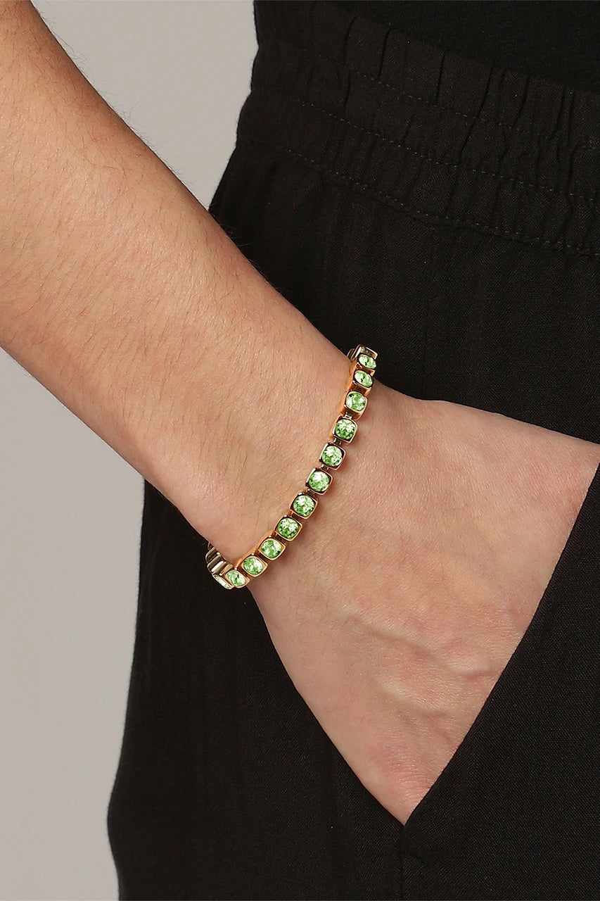 Dyrberg/Kern Cory Armbånd - Light Green
