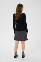 Cream Ribba Embrodery Topp