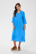 Bellis Caftan Linen Dress