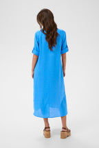 Bellis Caftan Linen Dress