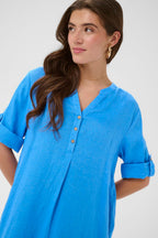 Bellis Caftan Linen Dress