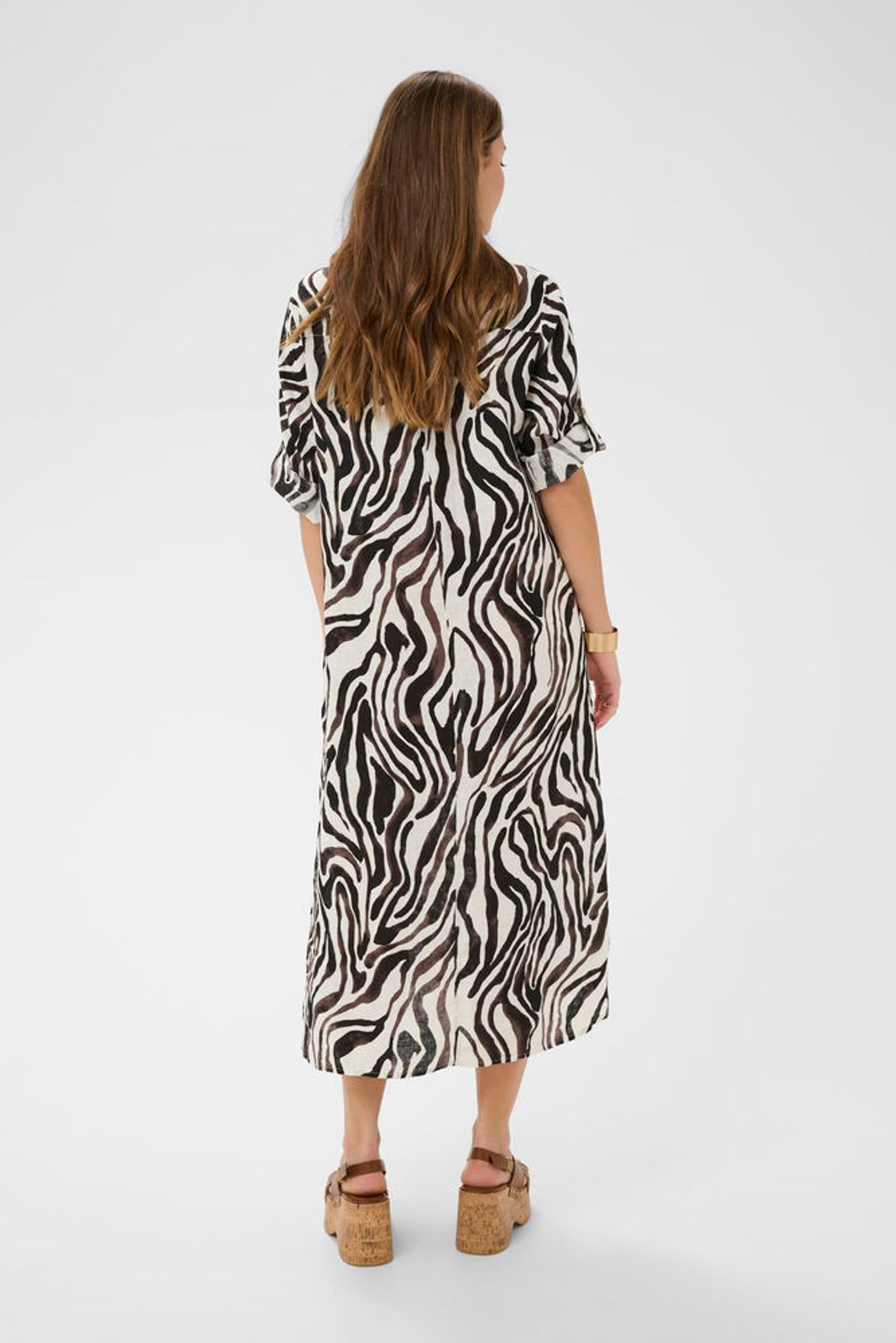 Bellis Caftan Linen Dress