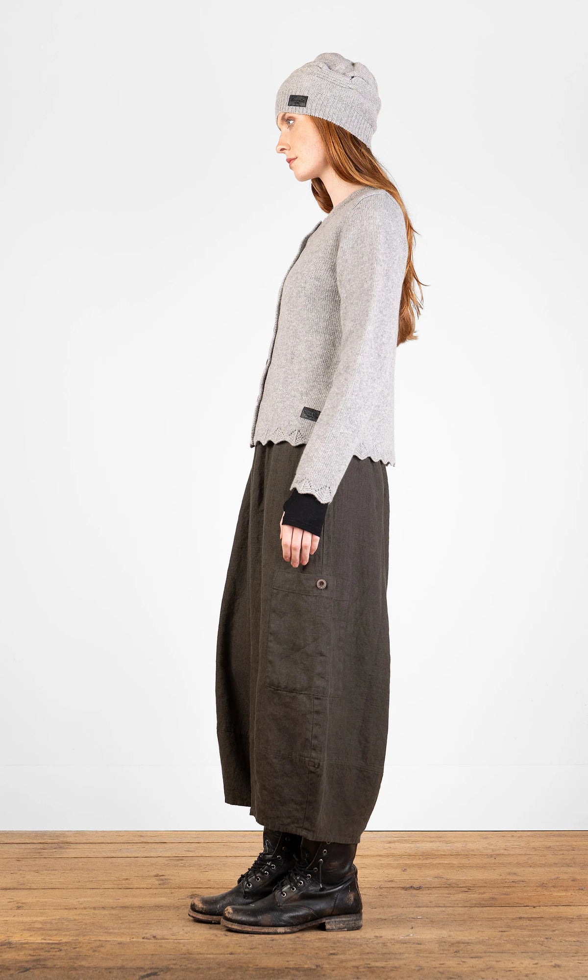 Olars Ulla Samba Cardigan- Gråmelert