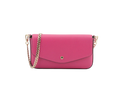 Pourchet Cowhide Skinnclutch - Rosa