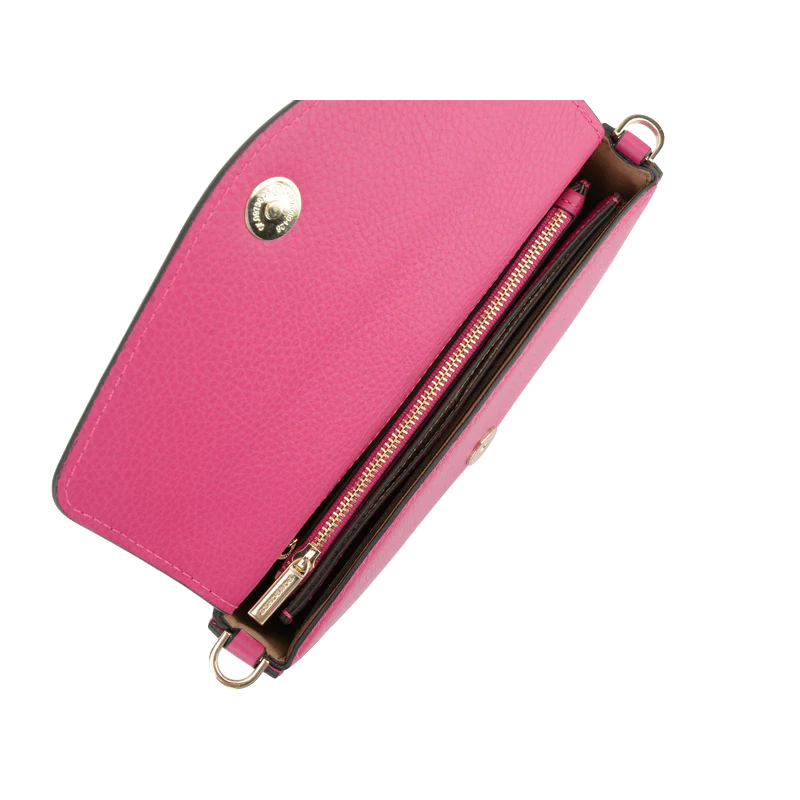 Pourchet Cowhide Skinnclutch - Rosa