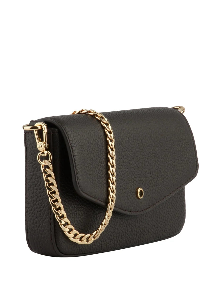 Pourchet Cowhide Skinnclutch - Brun