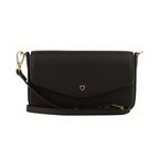 Pourchet Cowhide Skinnclutch - Brun