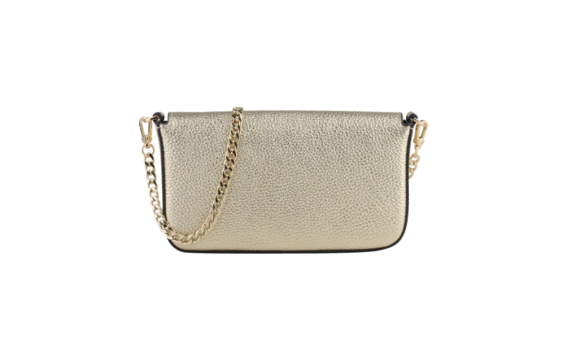 Pourchet Cowhide Skinnclutch - Gull