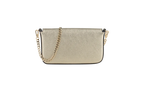 Pourchet Cowhide Skinnclutch - Gull