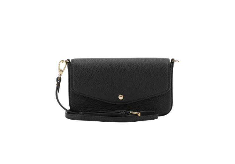 Pourchet Cowhide Skinnclutch - Svart