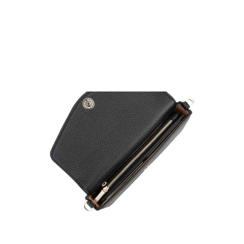 Pourchet Cowhide Skinnclutch - Svart