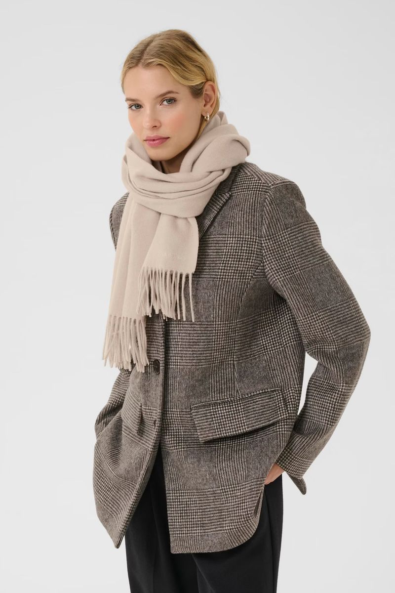 Part Two Kitha Wool Scarf - Beige 