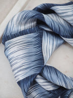 7 Days Silk Scarf Mini Dark Blue