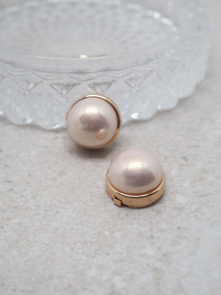 Button ornament Classic Pearl 1 pc