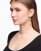 Yellow Drop Øredobber Gull